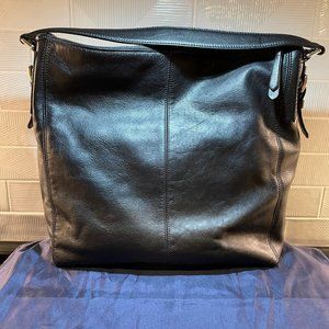 Black Leather hobo style Cole Haan handbag